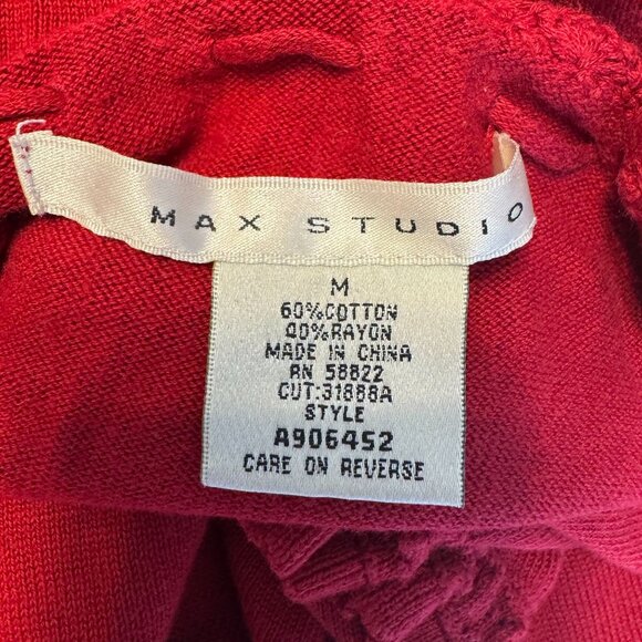 Max Studio Babydoll Y2K Dress Womens Size M Milkmaid Tiered Lightweight Knit Vtg - Picture 4 of 7